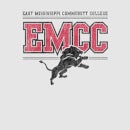 T-Shirt Homme Lion et Effet Abîmé - East Mississippi Community College - Gris