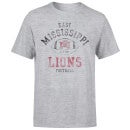 Camiseta East Mississippi Community College Lions Distressed Football - Hombre - Gris