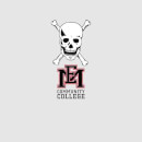 T-Shirt Homme Tête de Mort et Logo - East Mississippi Community College - Gris