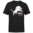 East Mississippi Community College Lion and Logo Men's T-Shirt - Black