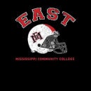 East Mississippi Community College Helmet Men's T-Shirt - Black