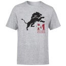 Camiseta East Mississippi Community College Lion and Logo - Hombre - Gris