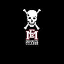 East Mississippi Community College Skull and Logo Men's T-Shirt - Black