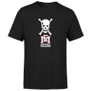 T-Shirt Homme Tête de Mort et Logo - East Mississippi Community College - Noir