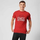 East Mississippi Community College Lions Distressed Men's T-Shirt - Red