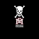Sweat Homme Tête de Mort et Logo - East Mississippi Community College - Noir
