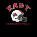 Sudadera con casco de East Mississippi Community College - Negro
