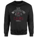 East Mississippi Community College Lions Football Distressed Sweatshirt - Black