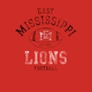 Sudadera con capucha Lions Football de East Mississippi Community College - Rojo