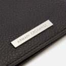Armani Exchange Men's Tumbled Leather Bifold Wallet - Black