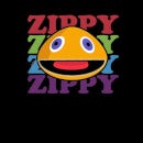 Rainbow Zippy Club Men's T-Shirt - Black