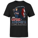 Avengers Captain America Men's T-Shirt - Black
