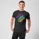 Avengers Rainbow Icon T-shirt - Zwart