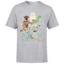T-Shirt Homme Toute la Bande Toy Story - Gris