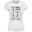T-Shirt Femme Soldats en Plastique Toy Story - Blanc