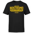 Alien USCSS Nostromo T-shirt - Zwart