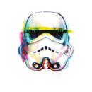 T-Shirt Femme Stormtrooper Paint Brush Art - Star Wars - Blanc