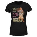 T-Shirt Femme Navigatrice Née Vaiana, la Légende du bout du monde Disney - Noir