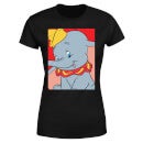 T-Shirt Femme Portrait Dumbo Disney - Noir