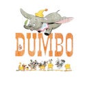 T-Shirt Femme Le Seul et l'Unique Dumbo Disney - Blanc