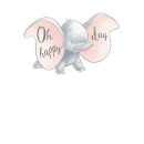 Sweat Homme Happy Day Dumbo Disney - Blanc