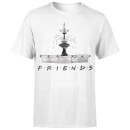 Friends Fountain Sketch Men's T-Shirt - White