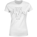 Friends NY Skyline Women's T-Shirt - White