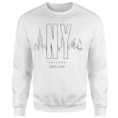 Friends NY Skyline Sweatshirt - White
