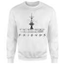 Sweat Homme Croquis Fontaine - Friends - Blanc