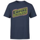 Star Wars Empire Strikes Back Logo Men's T-Shirt - Navy