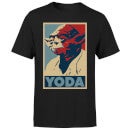 Star Wars Yoda Poster Men's T-Shirt - Black