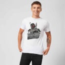 T-Shirt Homme Squelette Boba Fett Star Wars Classic - Blanc