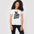 T-Shirt Femme Squelette Boba Fett Star Wars Classic - Blanc