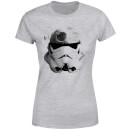 T-Shirt Femme Command Stormtrooper Étoile de la Mort Star Wars Classic - Gris