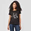 Star Wars Boba Fett Distressed Women's T-Shirt - Black