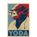 T-Shirt Femme Poster Yoda Star Wars Classic - Blanc