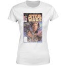 T-Shirt Femme Couverture Comics Star Wars Classic - Blanc