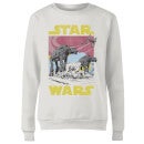Star Wars ATAT Women's Sweatshirt - White