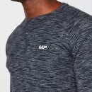 MP パフォーマンス ロング スリーブ メンズ Tシャツ - 杢ネイビー - XS