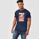 T-Shirt Homme 80s Poster Rick et Morty - Bleu Marine
