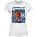 T-Shirt Femme Nasty 90's Chucky - Blanc