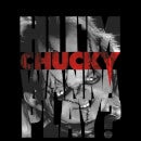 Chucky Typographic Women's T-Shirt - Black