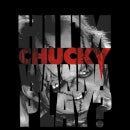Sweat Femme Typographic Chucky - Noir