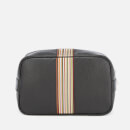 PS Paul Smith Men's Signature Stripe Wash Bag - Black Pebble