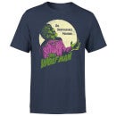 Universal Monsters The Wolfman Retro T-shirt - Navy