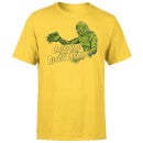 Universal Monsters Creature From The Black Lagoon Retro Crest Men's T-Shirt - Yellow