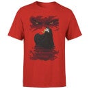 Universal Monsters Dracula Illustrated Men's T-Shirt - Red