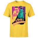Universal Monsters Retro Bride Of Frankenstein Men's T-Shirt - Yellow