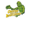 Universal Monsters Creature From The Black Lagoon Crest Men's T-Shirt - White