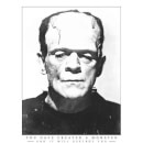 Universal Monsters Frankenstein Portrait Men's T-Shirt - White